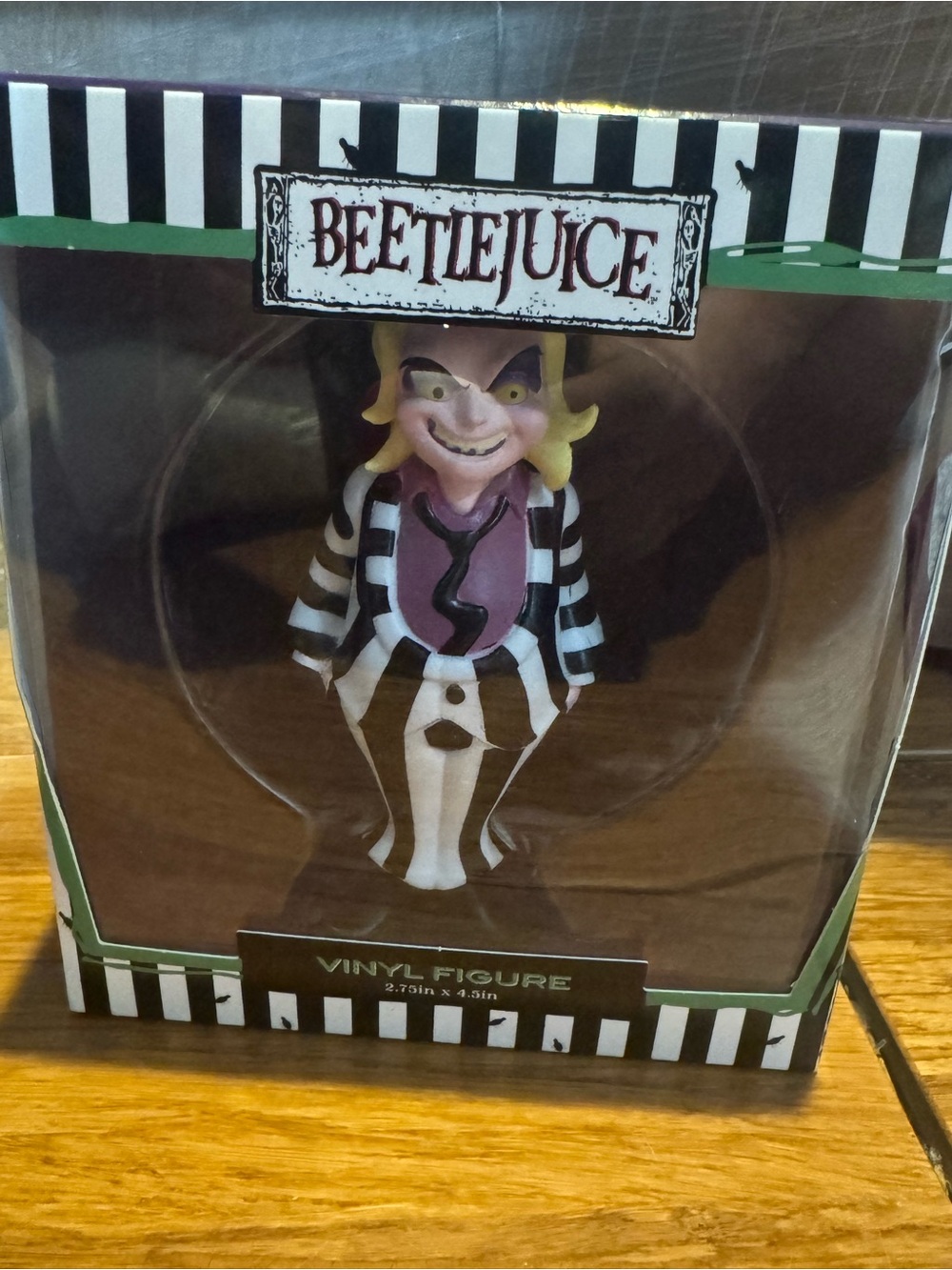 Culturefly Beetlejuice 4.5 inches Tall Vinyl Figure NEW Cartoon Warner Brothers